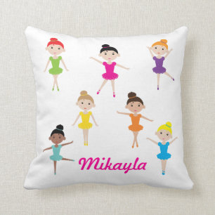 Persoonlijke dansende Ballerina Pillow Kussen
