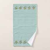 Persoonlijke Dansende Boom Olijfgroen Bad Handdoek (Handdoek)