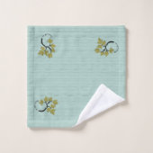 Persoonlijke Dansende Boom Olijfgroen Bad Handdoek (Wasdoekje)