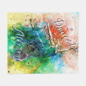 Persoonlijke danser  fleece deken (Voorkant (Horizontaal))