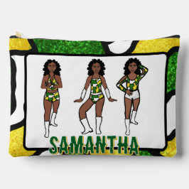 Persoonlijke danser groen geel camouflage #1 etui
