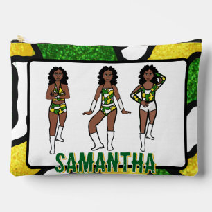 Persoonlijke danser groen geel camouflage #1 etui