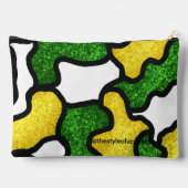 Persoonlijke danser groen geel camouflage #2 etui (Achterkant)