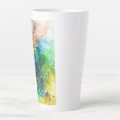 Persoonlijke danser  latte mok (Voorkant)