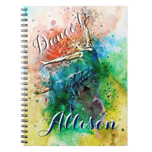 Persoonlijke danser notitieboek (Voorkant)