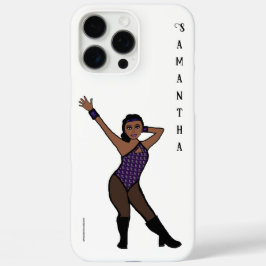 Persoonlijke Danser Paars Zilveren Print # 1 iPhone 16 Pro Max Hoesje