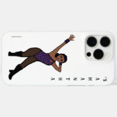 Persoonlijke Danser Paars Zilveren Print # 1 Case-Mate iPhone Case (Achterkant (horizontaal))