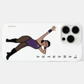 Persoonlijke Danser Paars Zilveren Print #2 Case-Mate iPhone Case (Achterkant (horizontaal))