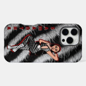 Persoonlijke Danser Rood Zebra #2 iPhone Hoesje (Achterkant horizontaal)