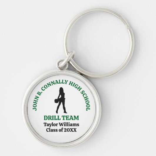 Persoonlijke Danser van het Drill Team van de Groe Sleutelhanger (Voorkant)