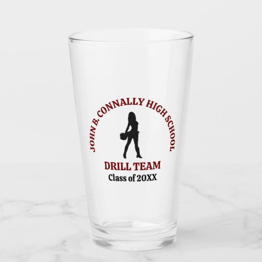 Persoonlijke danser van het Maroon High School Dri Glas (Voorkant)