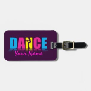 Persoonlijke danseres bagagelabel