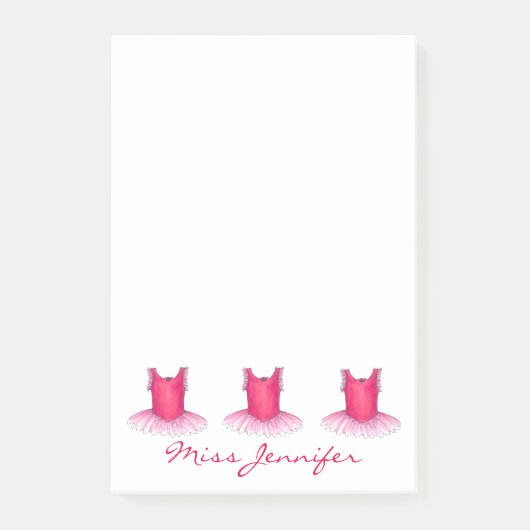 Persoonlijke danseres post-it® notes (Voorkant)