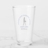 Persoonlijke danseres van het drillteam van de Blu Glas (Achterkant)