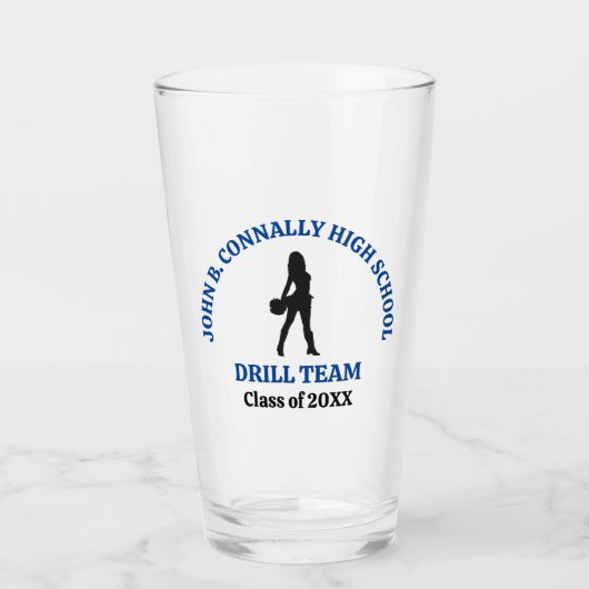 Persoonlijke danseres van het drillteam van de Blu Glas (Voorkant)