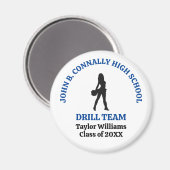 Persoonlijke danseres van het drillteam van de Blu Magneet (Voorkant / Achterkant)
