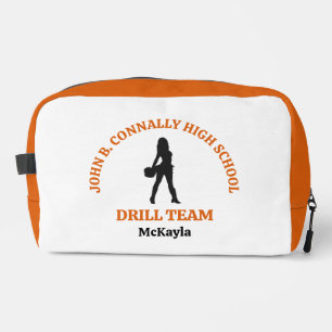 Persoonlijke danseres van het drillteam van Orange Toilettasje
