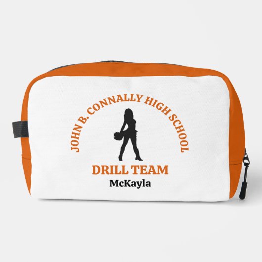 Persoonlijke danseres van het drillteam van Orange Toilettasje (Voorkant)