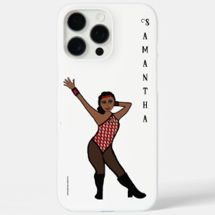 Persoonlijke danseres witte print #1 iPhone 16 pro max hoesje