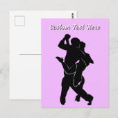 Persoonlijke Dansers Groetkaart Aangepaste Tekst Briefkaart (Voorkant / Achterkant)