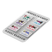 Persoonlijke danslang voor de Studio Teacher Balle Magneet (Linkerzijde)