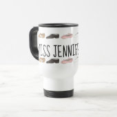 Persoonlijke dansleraar ballet Tap Jazz Modern Reisbeker (Voorkant links)