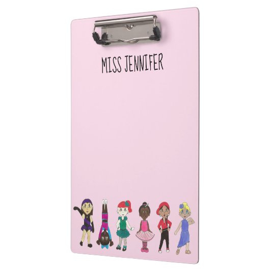 Persoonlijke dansleraar Gift Ballet Tap-klasse Klembord (Links)