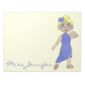 Persoonlijke dansleraar Gift Lyrical Modern Notitieblok (Voorkant)