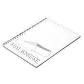 Persoonlijke dansleraar Gym Coach Acro Tumbling Notitieboek (Linkerzijde)