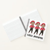 Persoonlijke dansleraar Hip Hop Girl Overweging Notitieboek (Binnen)