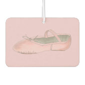 Persoonlijke dansleraar roze balletschoen luchtverfrisser (Voorkant)