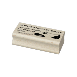 Persoonlijke dansleraar Studio Tap Shoe Rubberstempel