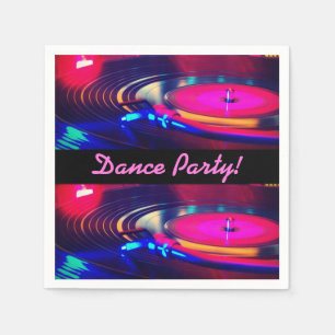 Persoonlijke danspartner Retro Draai tafel Napkins Servet