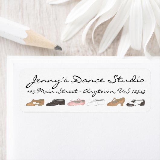 Persoonlijke dansschoenen Teacher Studio Labels (Insitu)