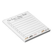 Persoonlijke dansslang voor Studio Ballet Tap Jazz Notitieblok (Schuin)