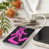 Persoonlijke danssleutelhanger sleutelhanger (Voorkant Rechts)