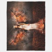 Persoonlijke Dark Angel Fleece Deken (Voorkant)