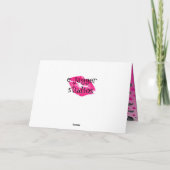 Persoonlijke Das Valentijnkaart Kaart (Achterkant)