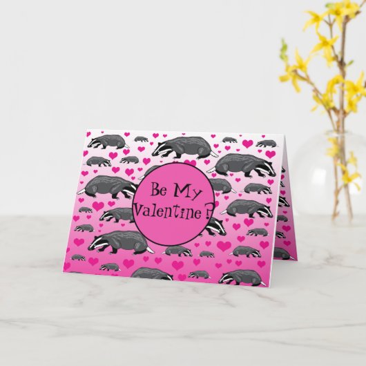 Persoonlijke Das Valentijnkaart Kaart (Gele Bloem)