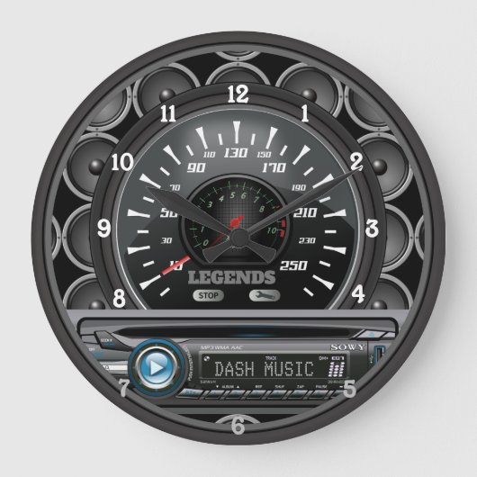 Persoonlijke Dashboard Deck Speedometer Grote Klok (Voorkant)