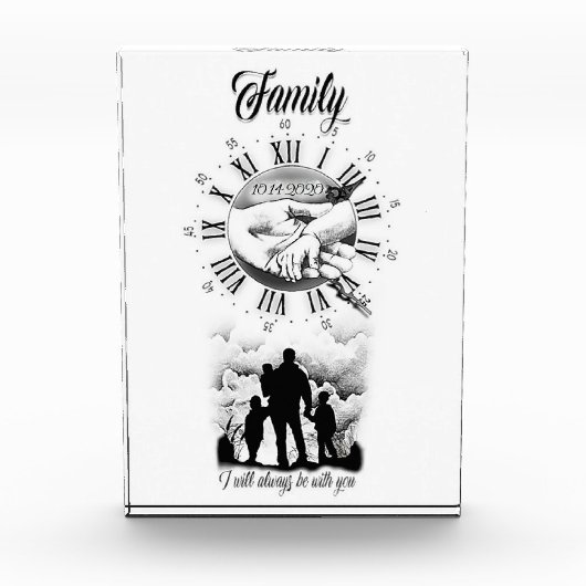 Persoonlijke datum in het geheugen fotoblokken (Voorkant)