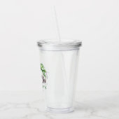 Persoonlijke datum meneer en mevrouw Foliage Acryl Drinkbeker (Links)