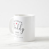 Persoonlijke "De Beste Papa Ooit" Moppig Koffiemok (Voorkant links)