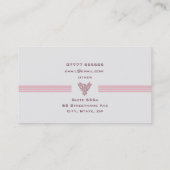 Persoonlijke de luxestrepen van de Adviseur en Visitekaartje (Achterkant)