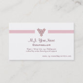 Persoonlijke de luxestrepen van de Adviseur en Visitekaartje (Voorkant)