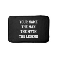 Persoonlijke De man mythe legende antislip badmat