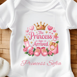 Persoonlijke De Prinses Is Gearriveerd Baby Meisje Romper