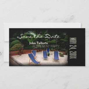 Persoonlijke Deckchairs Pensioen Save the Date