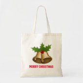 Persoonlijke decoratieve kerstbal tote bag (Voorkant)
