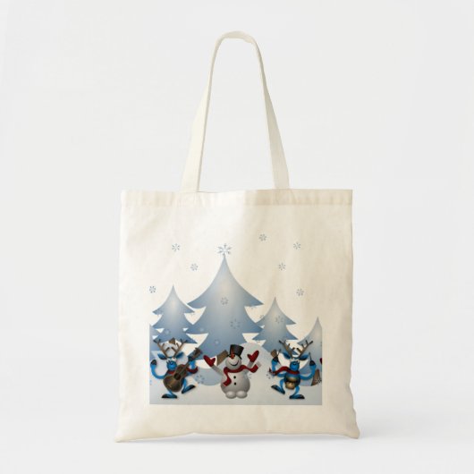 Persoonlijke decoratieve Kerstman Tote Bag (Voorkant)